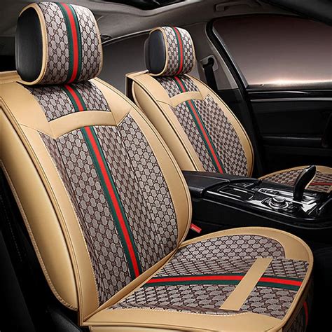 gucci print seat covers